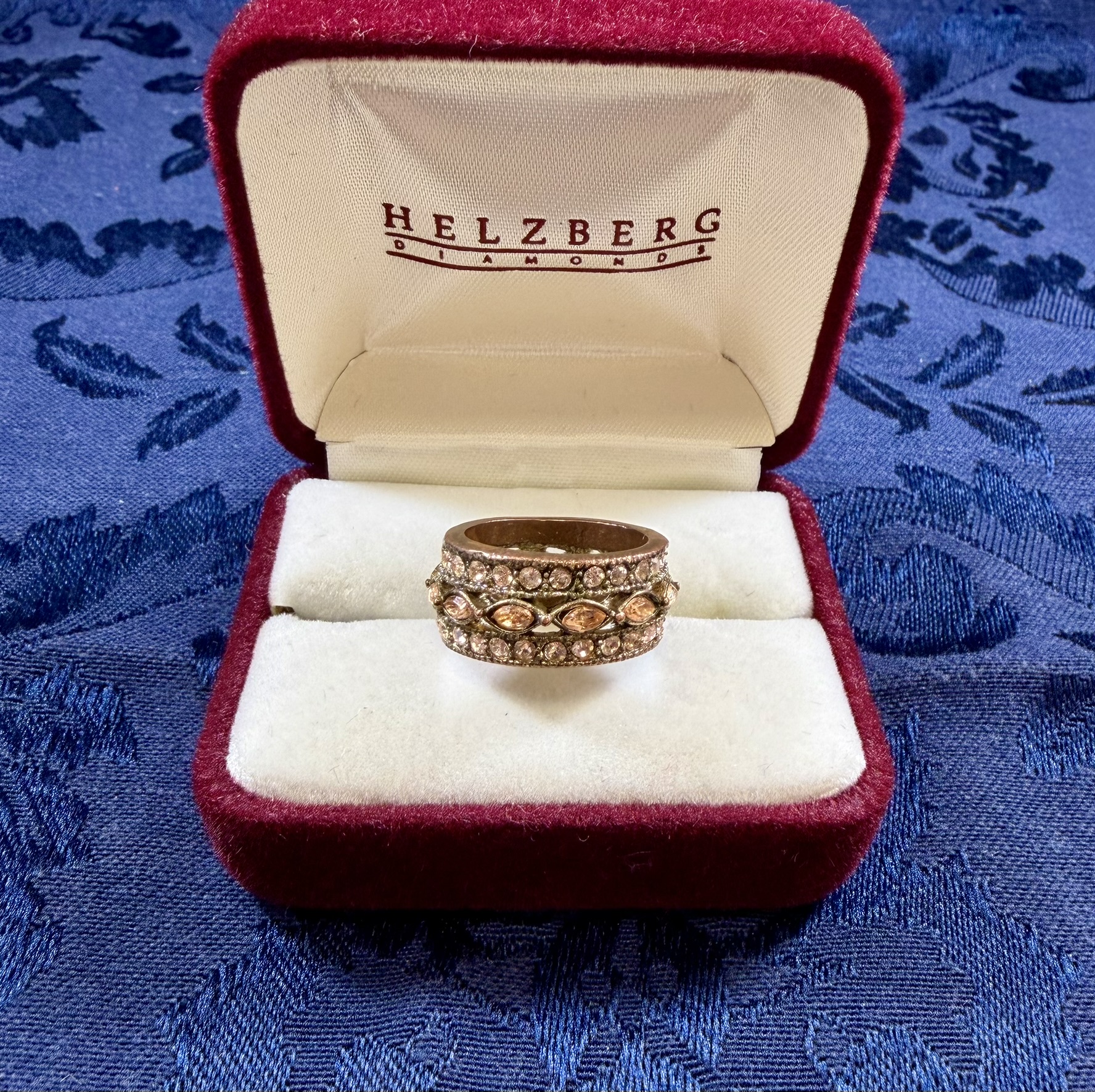 Bronze Colored with Pink Stones · Lot 1301