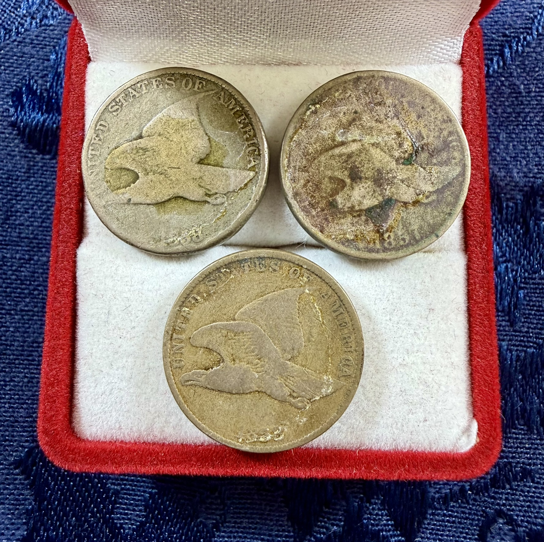 Flying Eagle: 1857, 1858 (2) · Lot 2597 photo 2