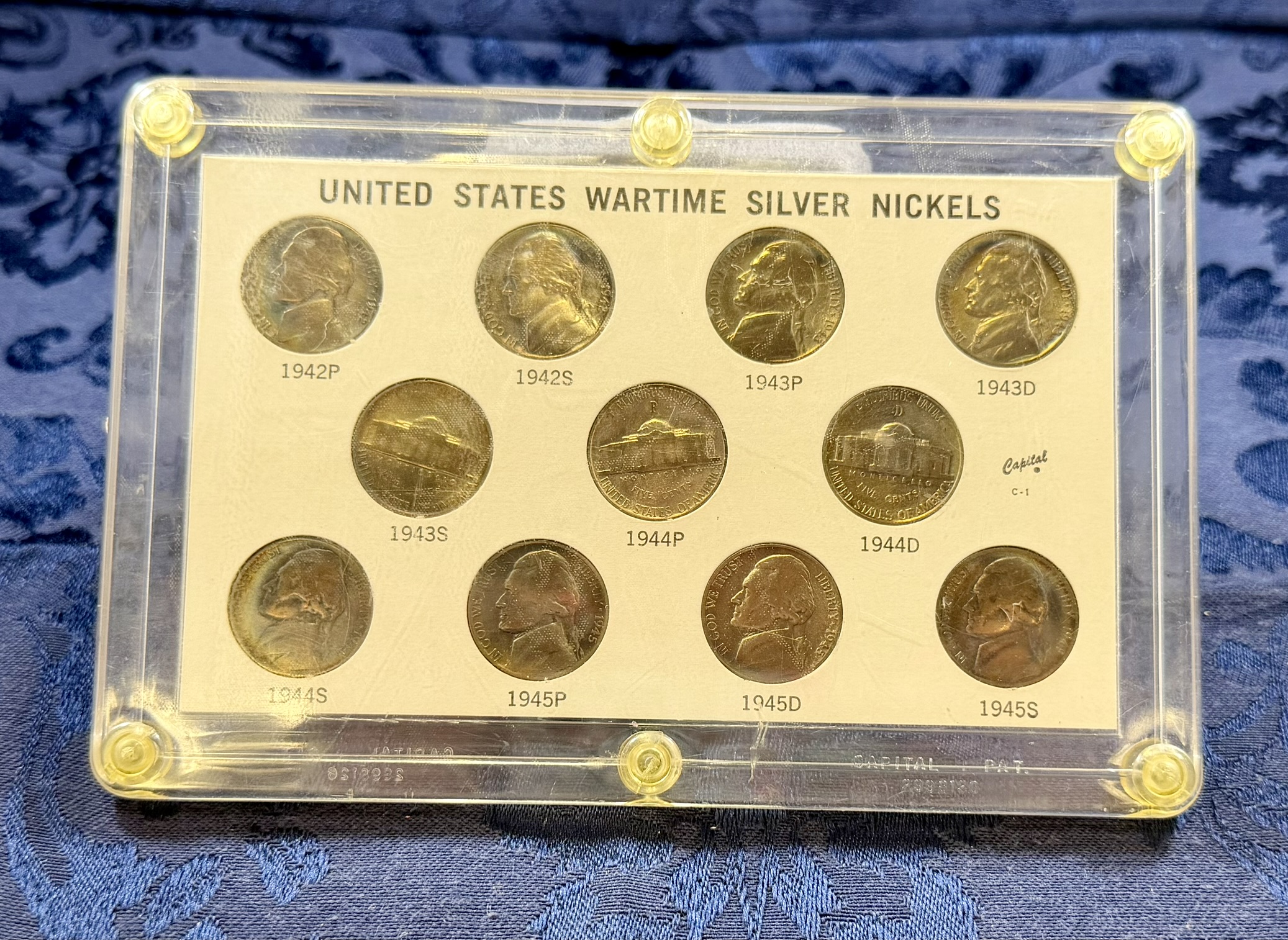 United States Wartime 11-Piece Nickel Set · Lot 2721