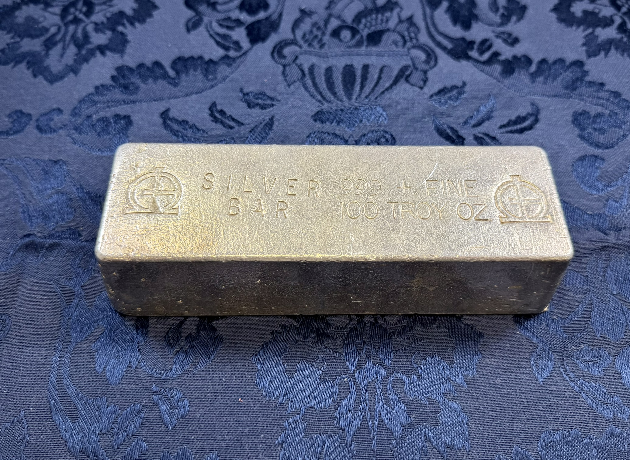 100 Troy Ounce Silver Bar · Lot 3670